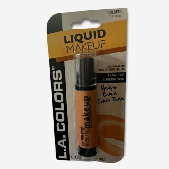 L.A.Colors-Compleate Coverage Mess Free Pump CBLM311 True Beige Liquid Makeup - Picture 1 of 7